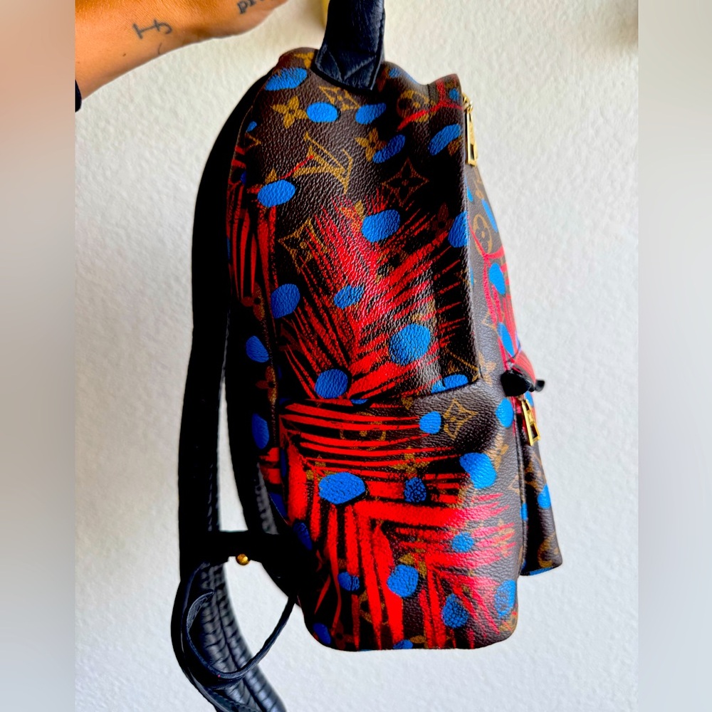 RARE LOUIS VUITTON JUNGLE PALM SPRINGS BACKPACK - Picture 4 of 12